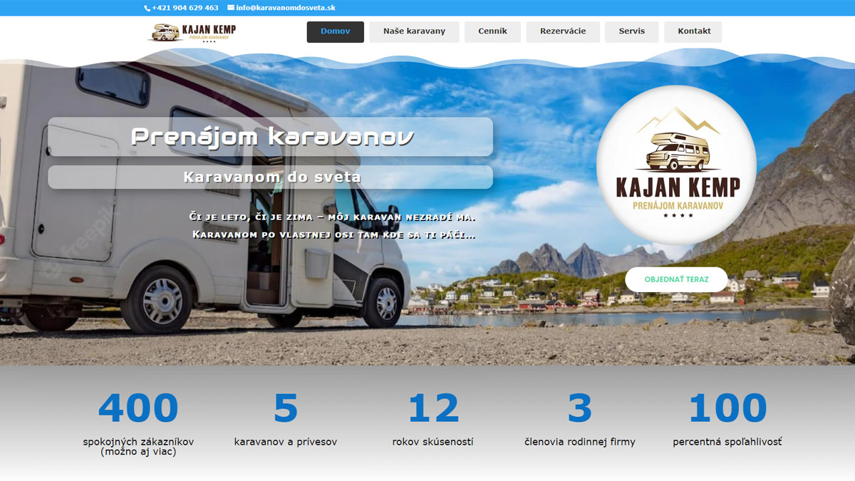 Kontakt Karavanom do sveta